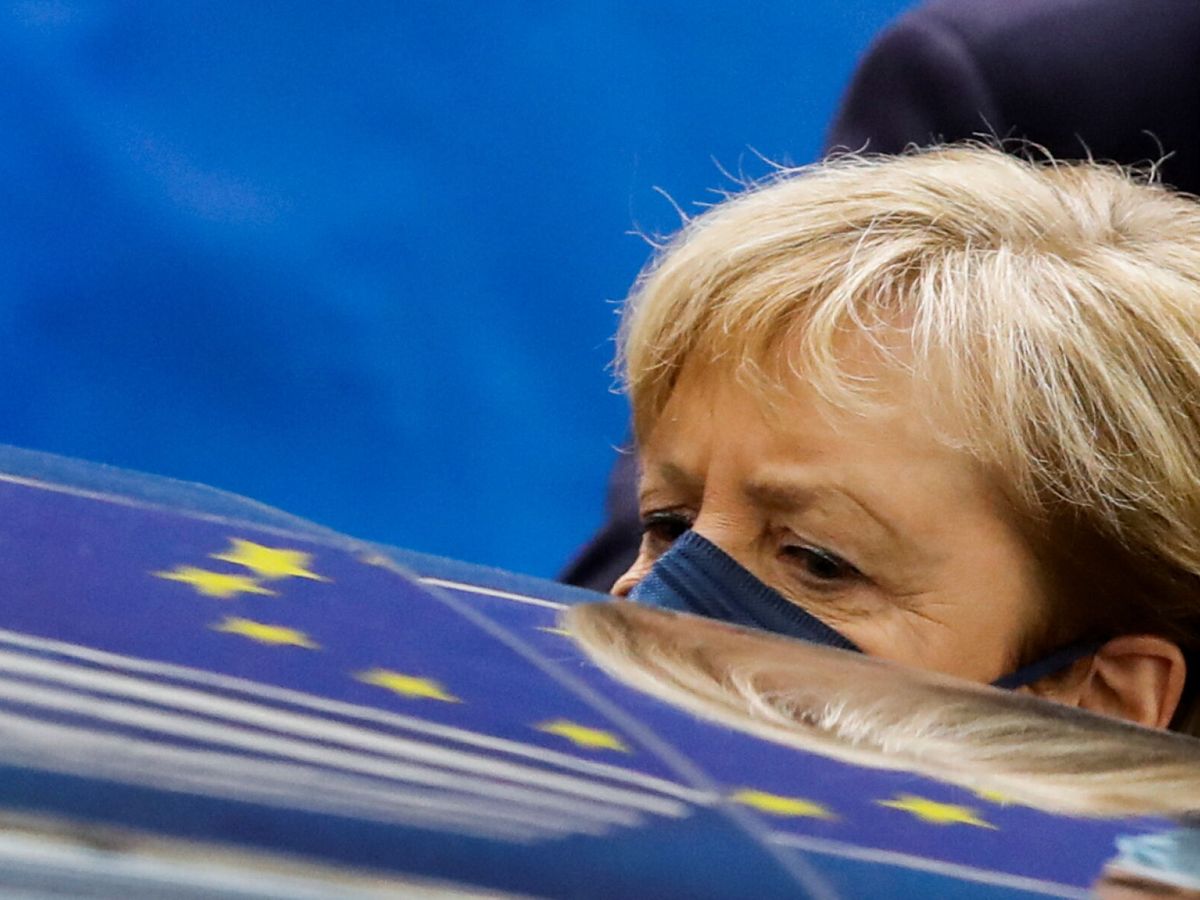 Foto: Angela Merkel, canciller de Alemania, saliendo del Consejo Europeo de octubre. (Reuters)