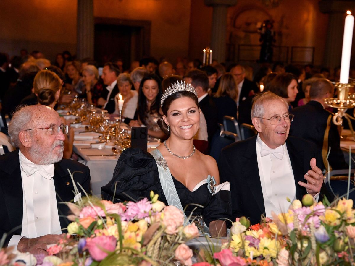 Foto: La princesa Victoria, durante la cena de los Premios Nobel. (EFE)