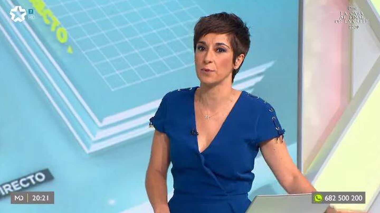 Adela González, en 'Madrid directo'. (Telemadrid)