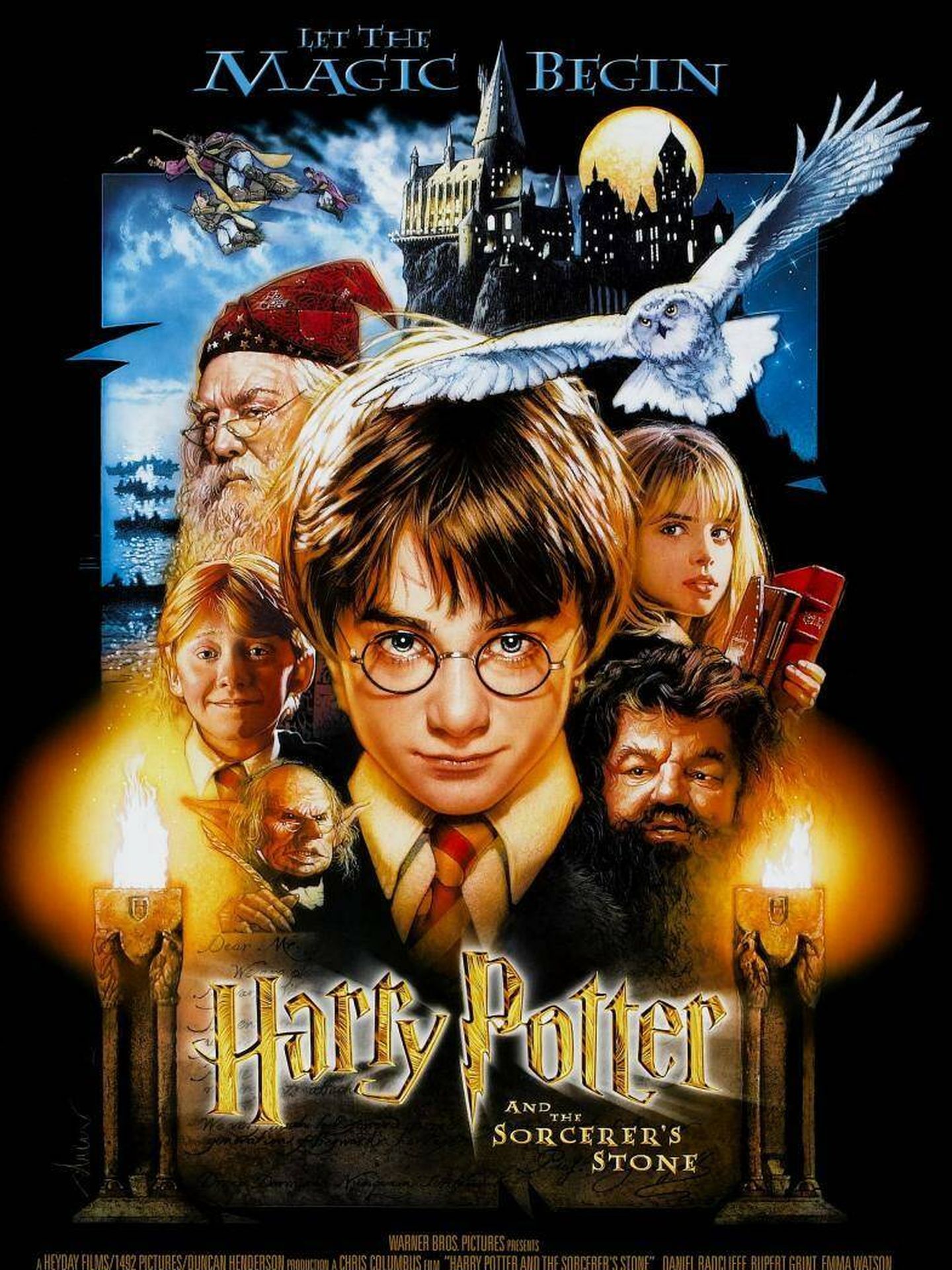 'Harry Potter y la piedra filosofal'. (Warner Bross)