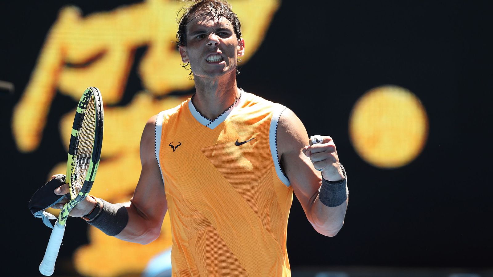 Foto: Nadal celebra su victoria ante Duckworth en Australia. (Reuters)