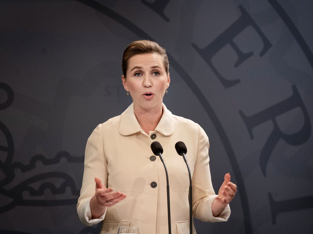 Foto: La primera ministra danesa, Mette Drederiksen. (Reuters)