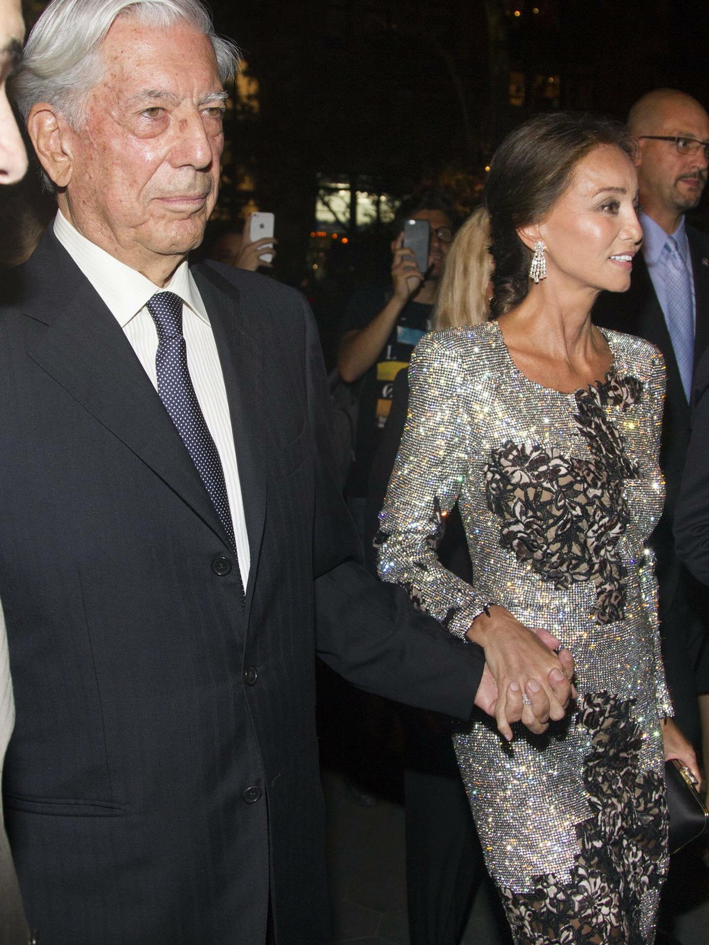 Preysler y Vargas Llosa en Nueva York, en septiembre de 2015. (EFE)