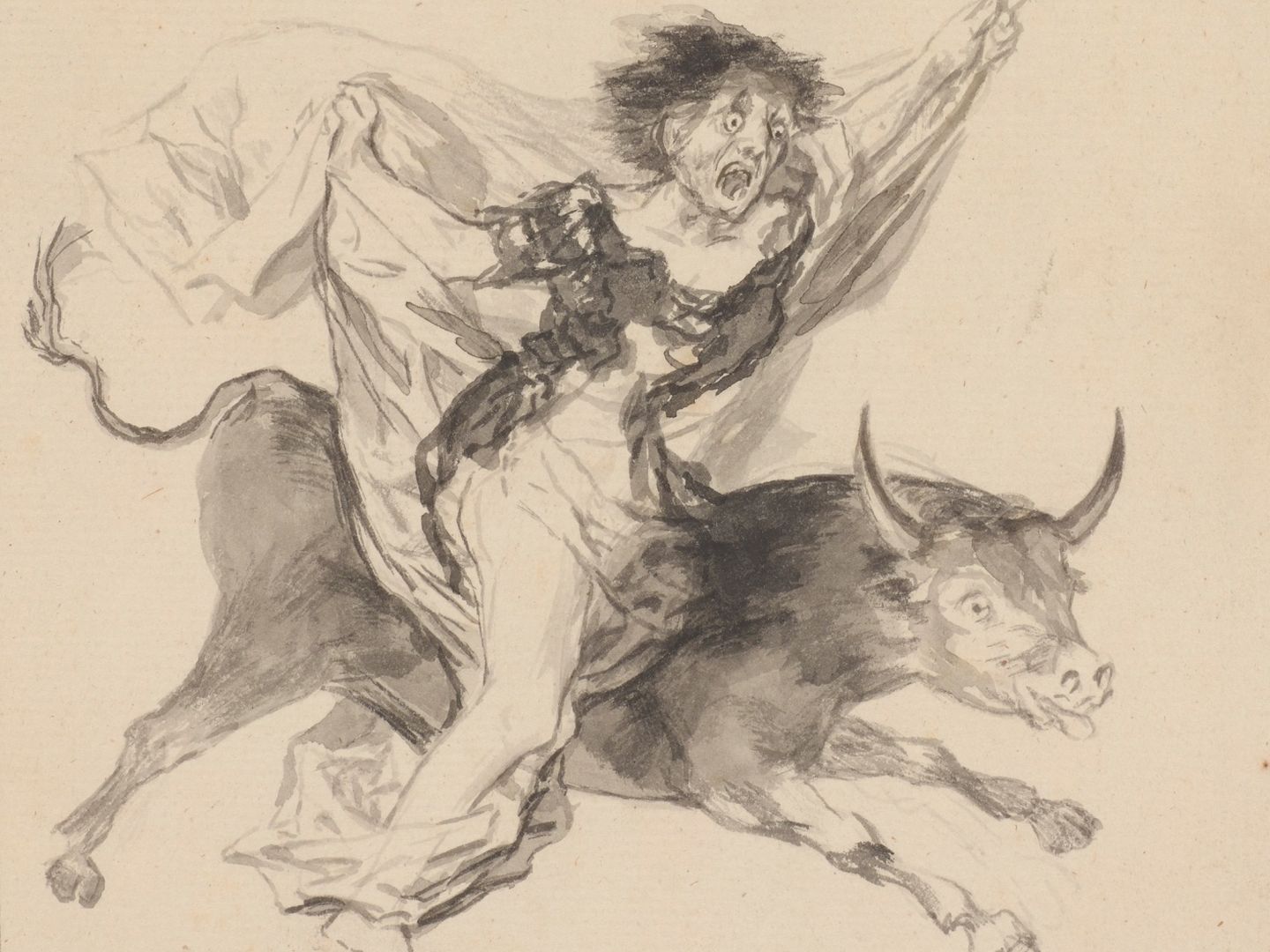 'Pesadilla', Francisco de Goya, c. 1816-20 (Courtauld Gallery)