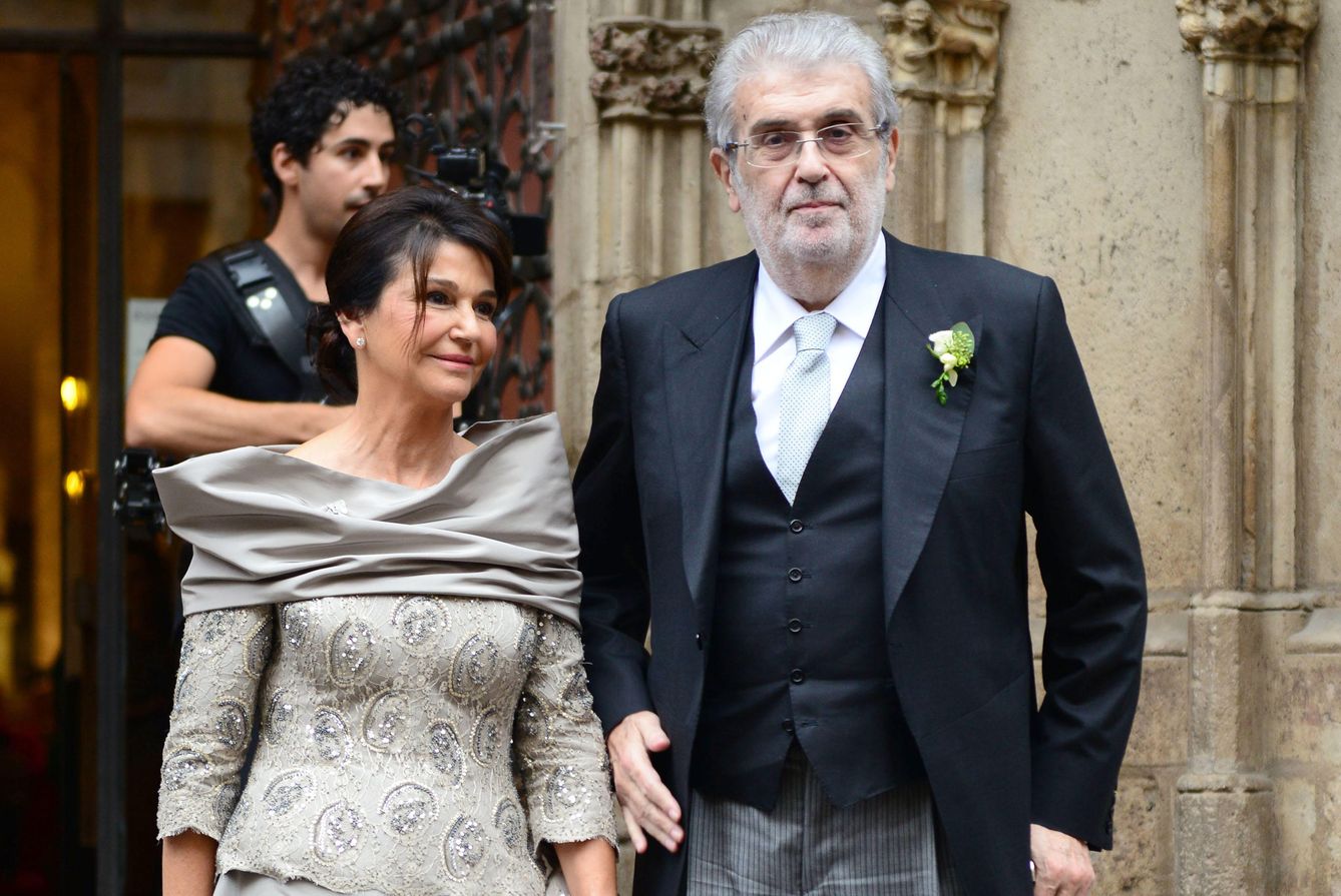 El difunto José Manuel Lara en la boda de su hijo Pablo (Gtres)