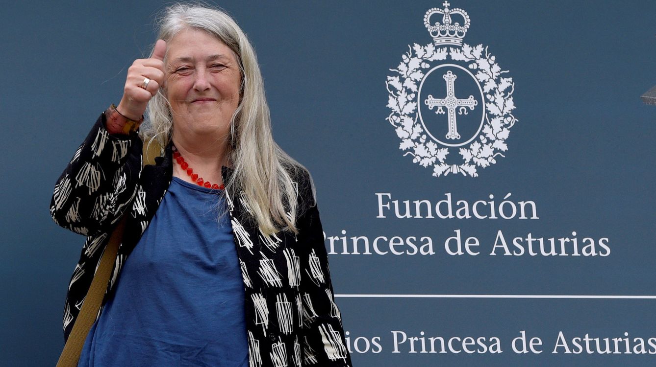 Mary Beard al recoger en 2016 el Premio Princesa de Asturias de Humanidades. (Reuters)