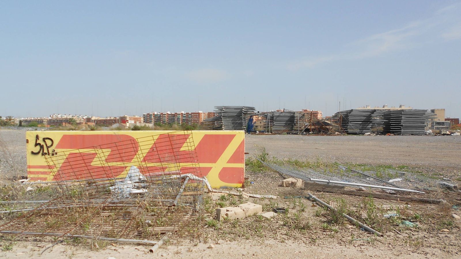 Foto: Los terrenos del circuito de Fórmula 1 de Valencia, ahora abandonado. (V.R.)