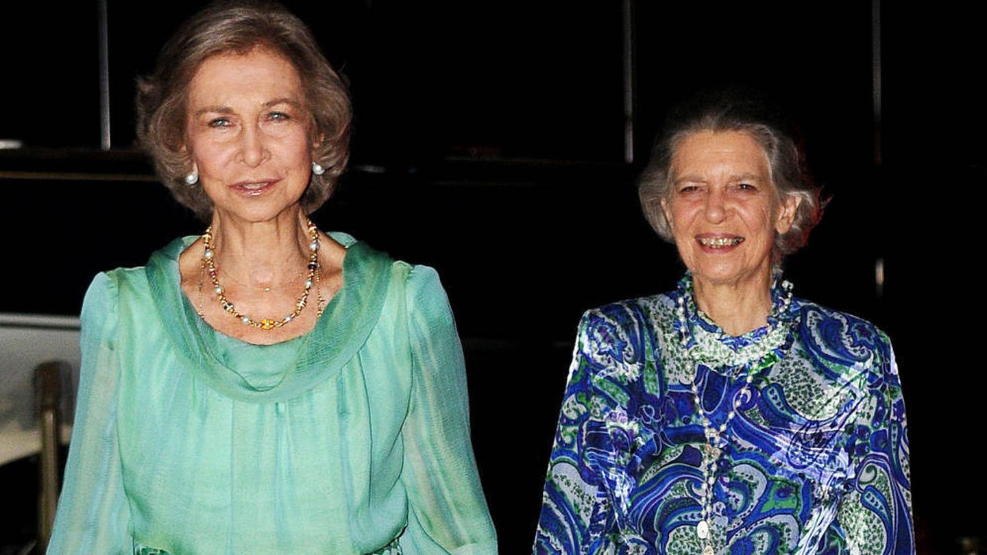 La reina Sofía y la princesa Irene. (Getty)