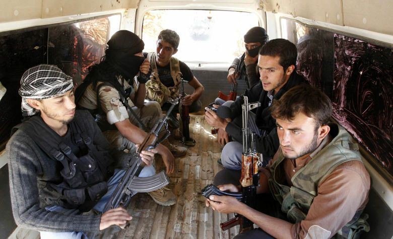 Combatientes del Ejército Libre de Siria (Reuters)