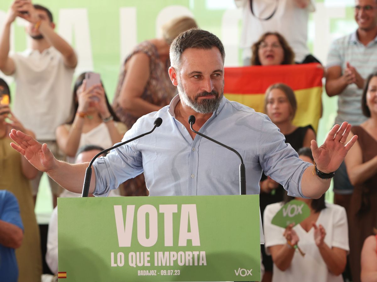 Foto: El candidato de Vox a la presidencia del Gobierno, Santiago Abascal. (EFE/Jero Morales)