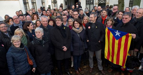 Foto: Carles Puigdemont, el pasado sábado, en Brujas. (EFE)