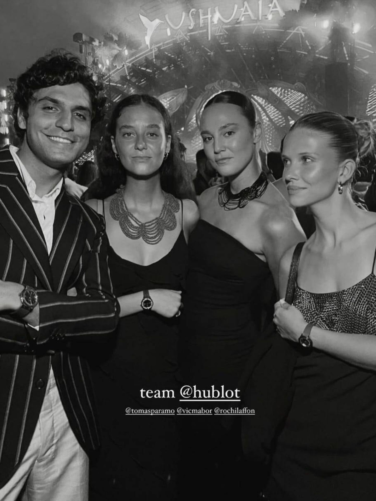 Los cuatro salieron por la noche a una conocida discoteca en Ibiza. (Instagram/@katigcolomerr)
