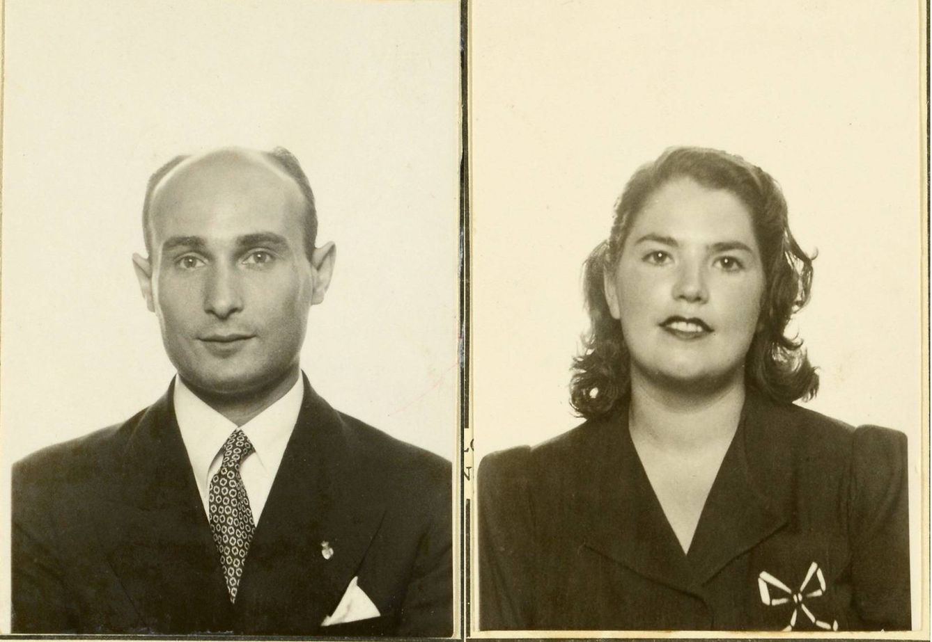 Juan Pujol Garbo y Araceli González. (Archivos Nacionales Ingleses)