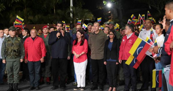 Foto: El presidente de Venezuela, Nicolás Maduro, tras conocer los resultados electorales, en Caracas. (Reuters) 
