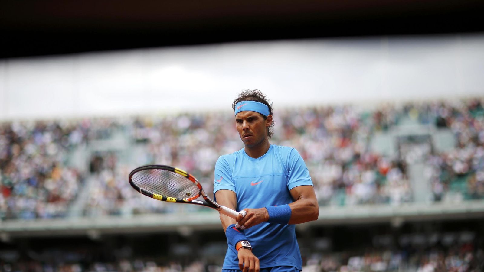 Foto: Rafa Nadal en Roland Garros (Reuters).