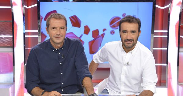 Foto: Manu Carreño y Juanma Castaño, la nueva pareja de 'Noticias Cuatrop Deportes'. (Mediaset)