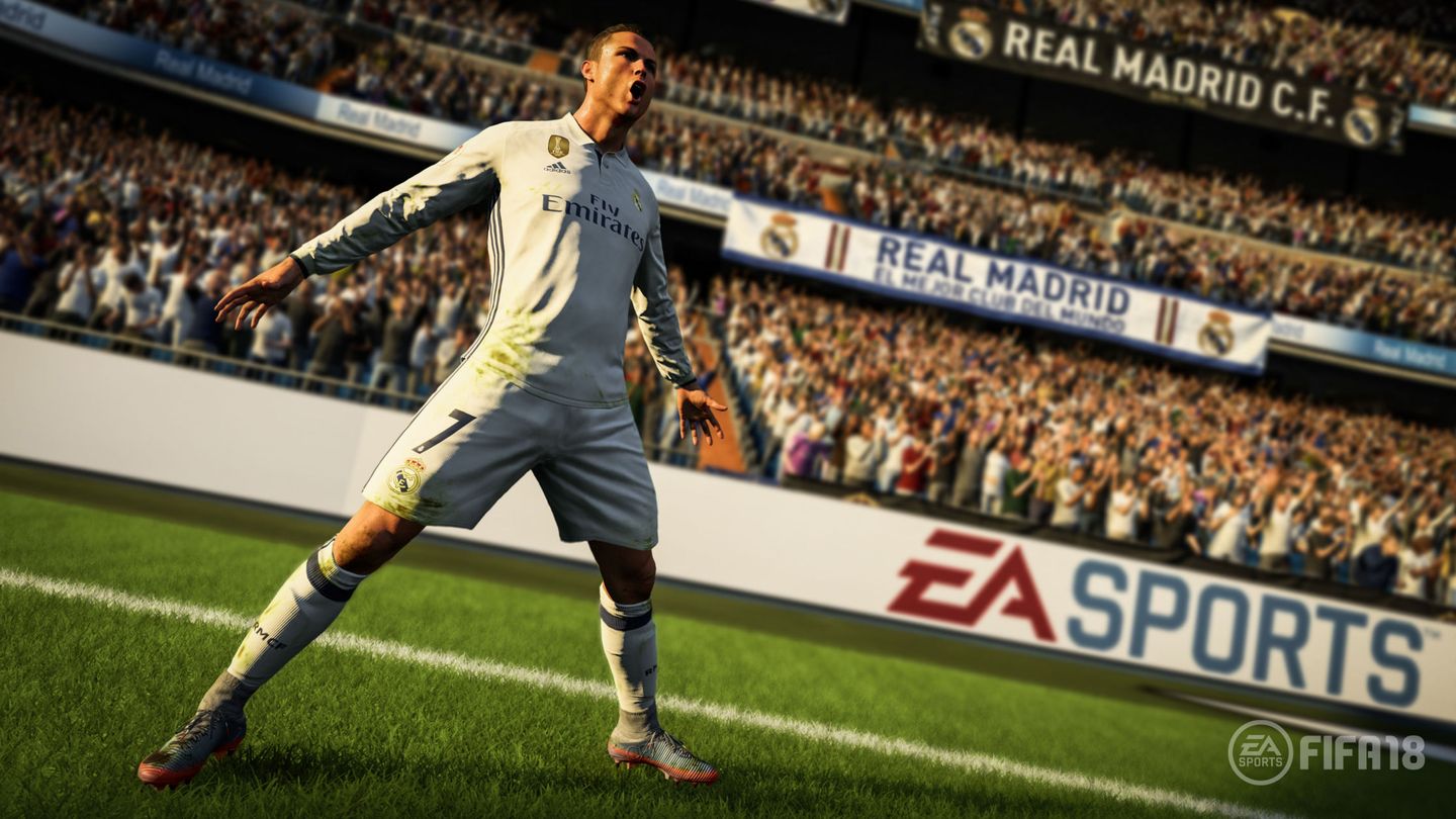 Imágenes promocionales del último juego de EA Sports en el que Cristiano es la portada. 