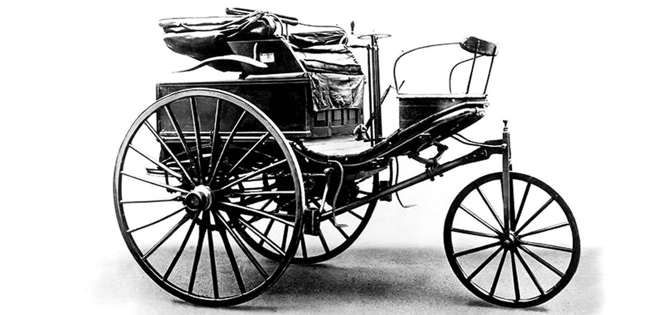 El Benz Patent-Motorwagen con el que Bertha Benz realizó su primer trayecto. 