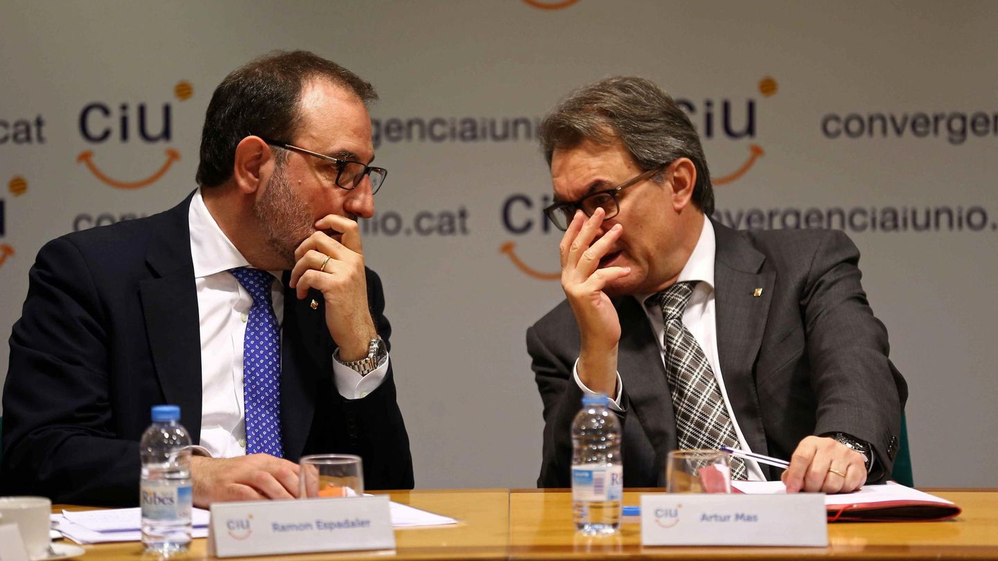  Ramon Espadaler y Artur Mas. (EFE)
