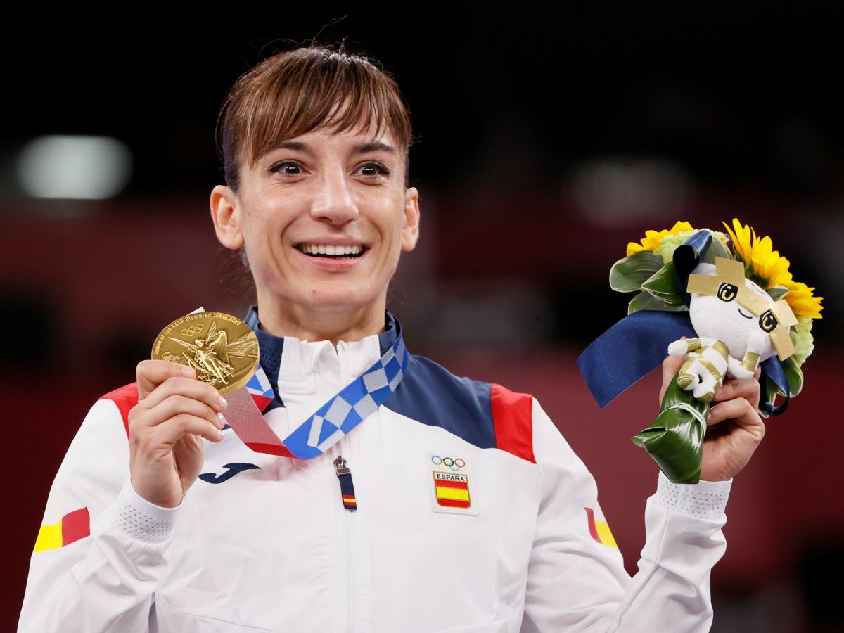 Foto: Sandra Sánchez es la primera campeona olímpica de kata de la historia. (EFE)