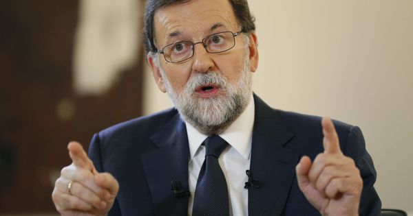 Foto: Mariano Rajoy durante una entrevista. (EFE)