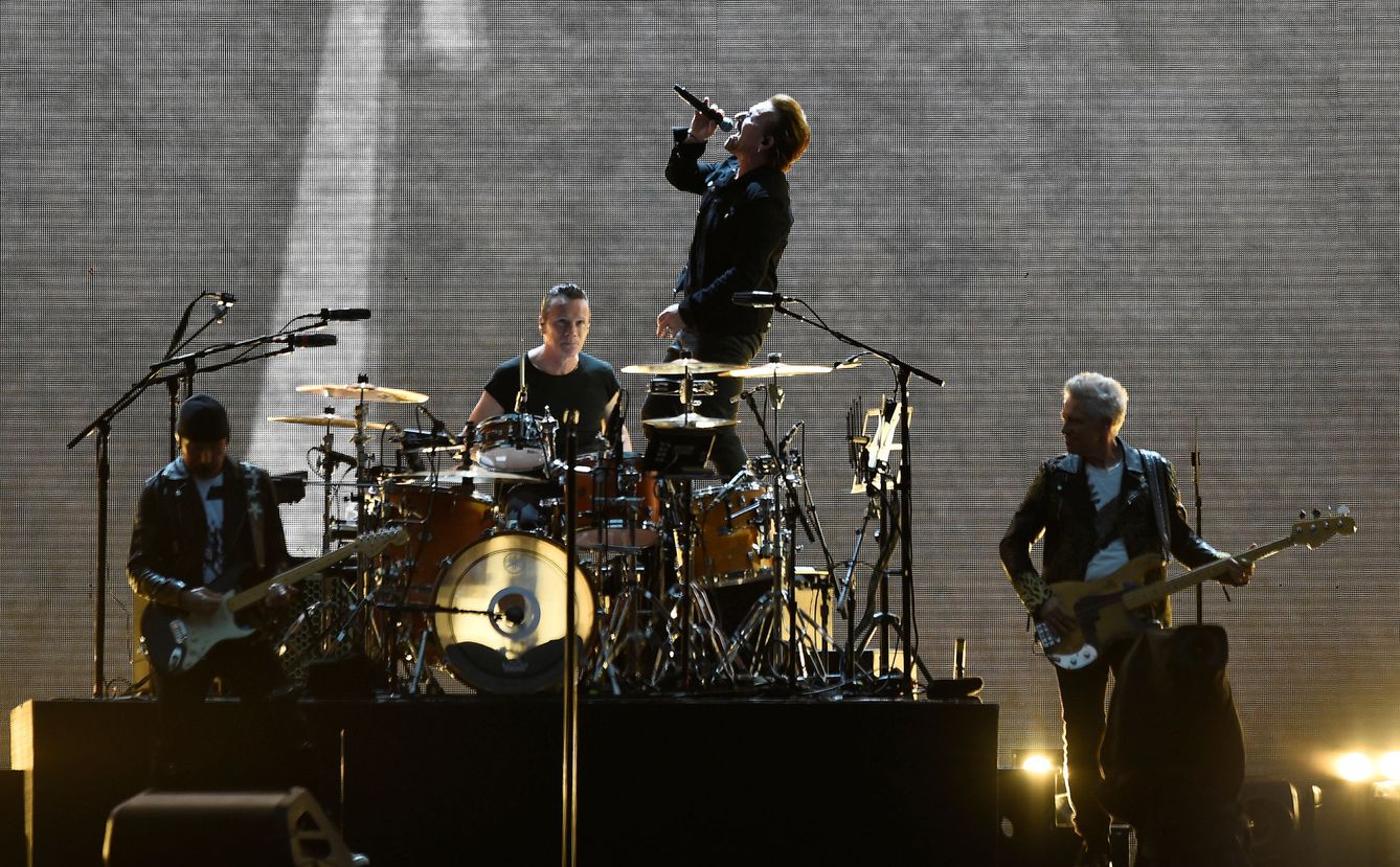 U2, en un momento de su gira del último año.
