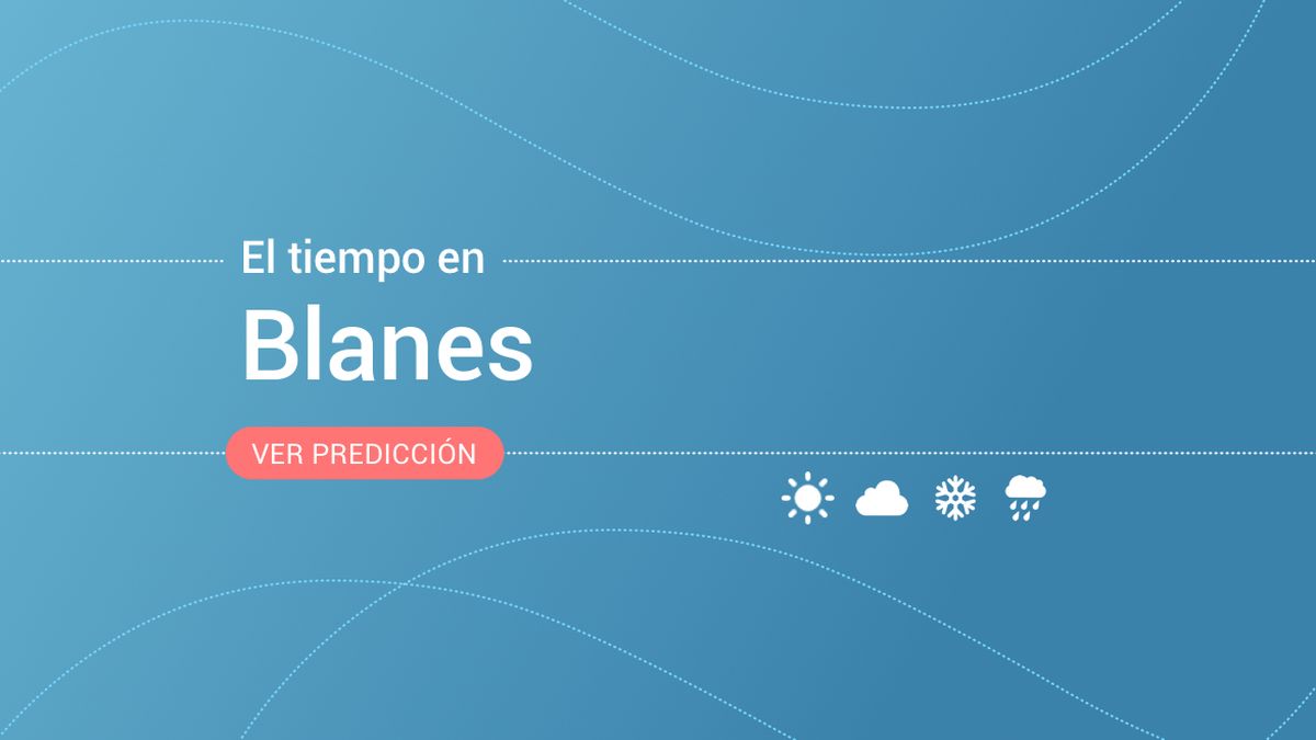 El tiempo en Blanes: previsión meteorológica de hoy, jueves 14 de noviembre