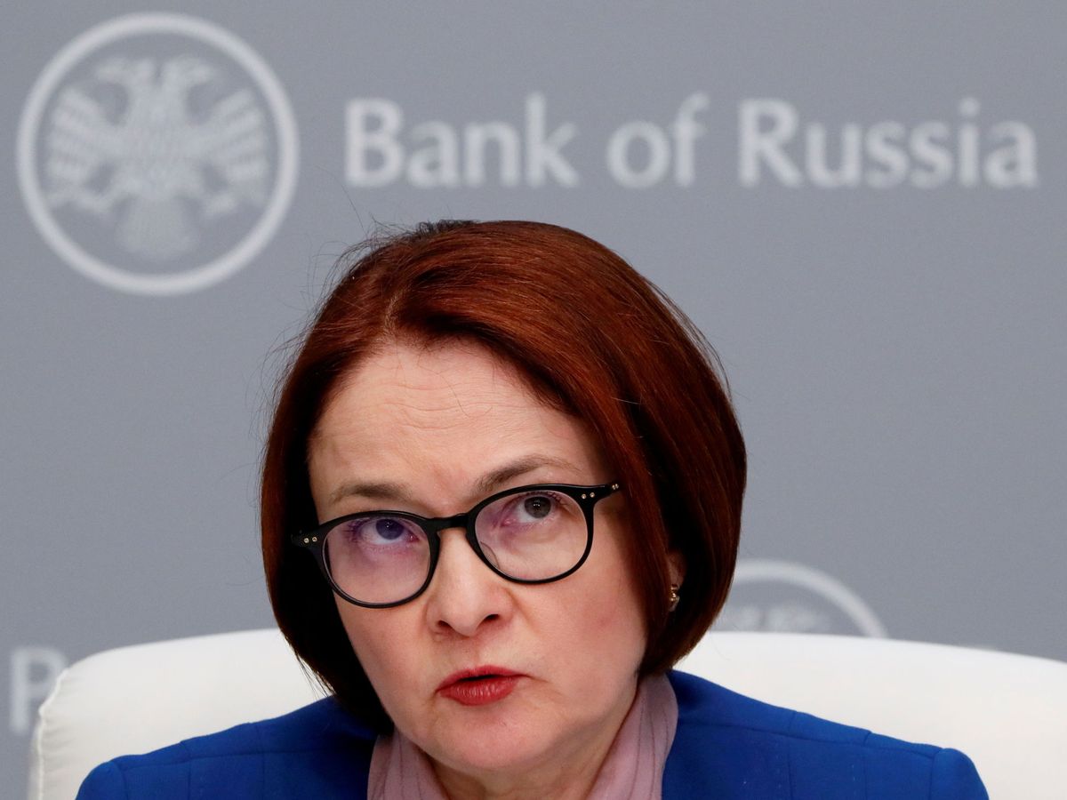 Foto: Elvira Nabiullina, gobernadora del Banco Central de Rusia. (Reuters/Shamil Zhumatov)