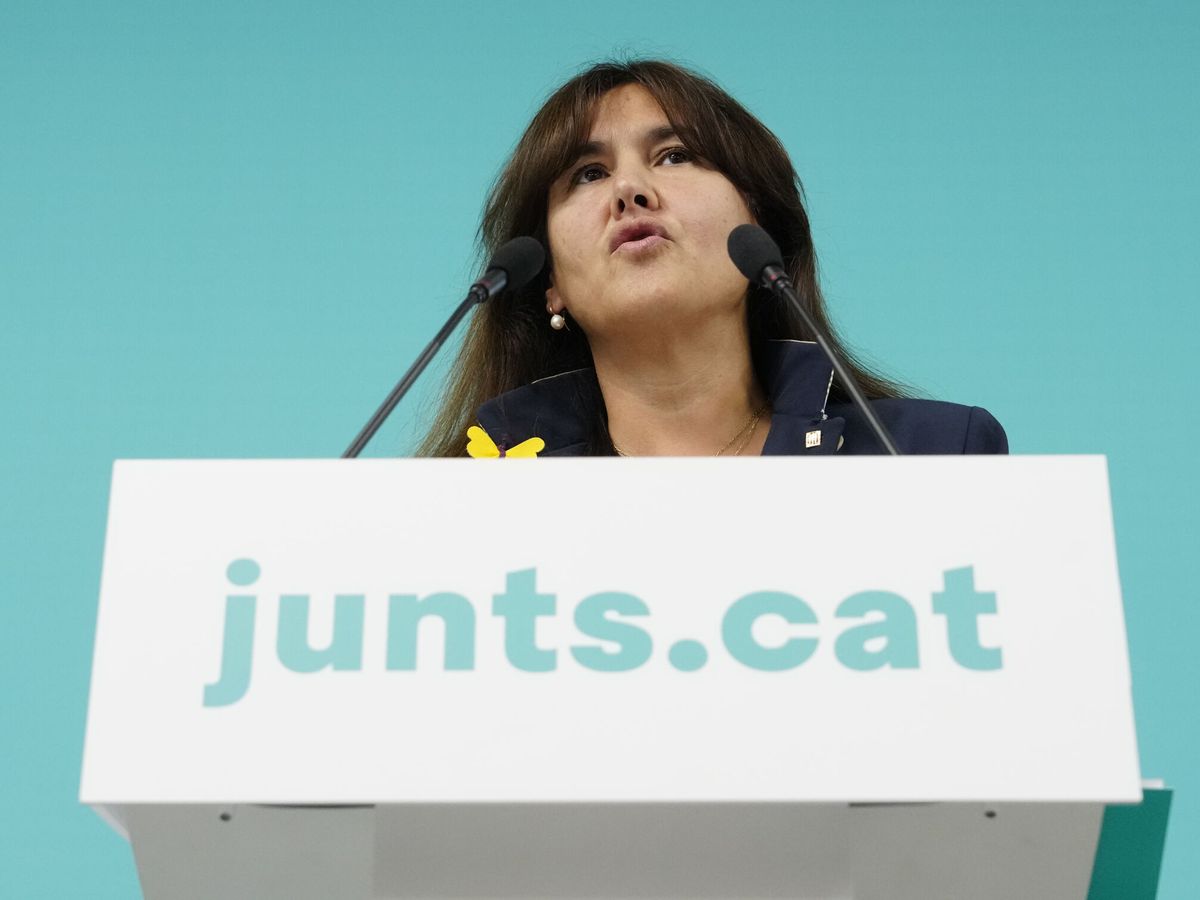 Foto: La líder de JxCAT, Laura Borràs. (EFE/Enric Fontcuberta)