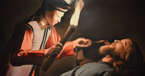 Foto: Detalle del cuadro 'El hallazgo de San Alejo', expuesto en la Galería Nacional de Irlanda. (C.C.)