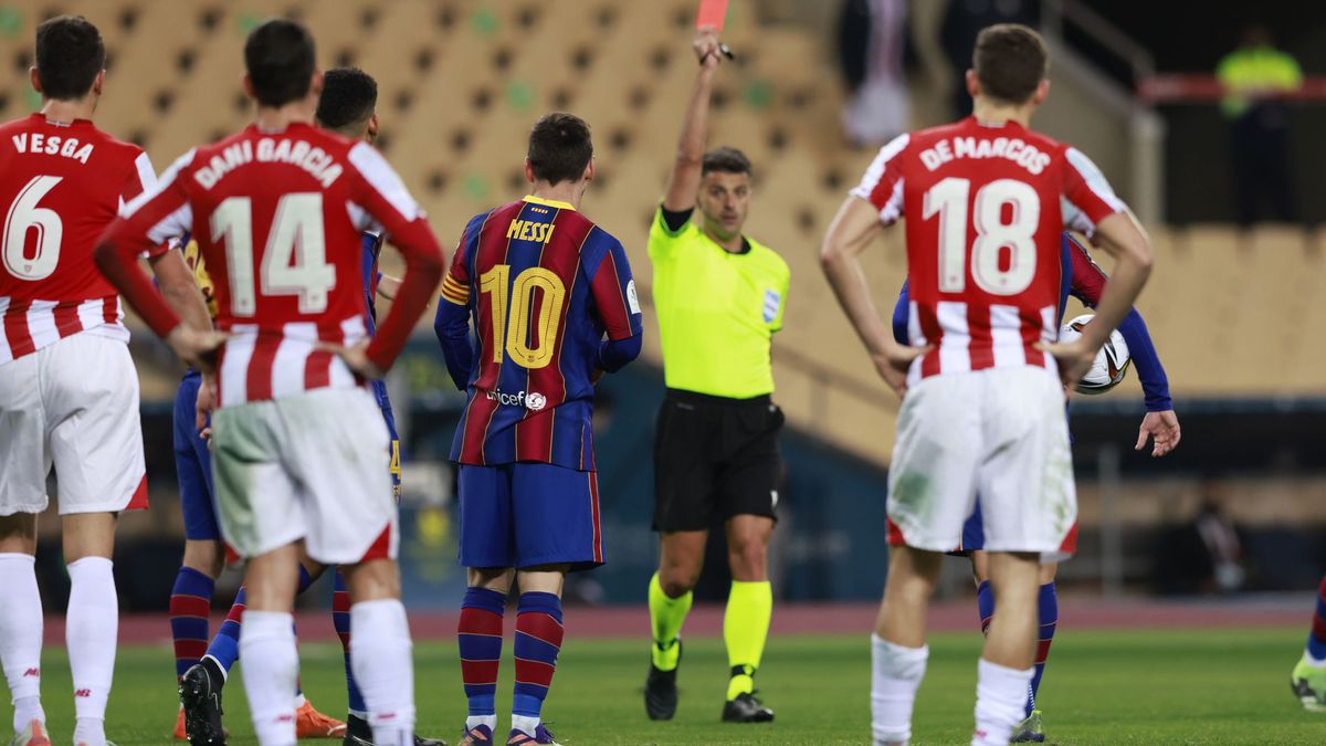 Messi, castigado con dos partidos de sanción por su agresión en la Supercopa