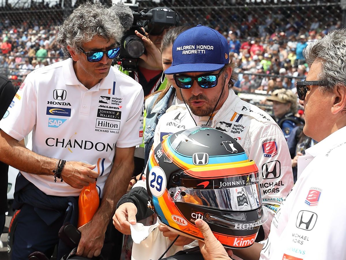 Foto: Fernando Alonso en la cita de 2017 en las 500 Millas de Indianápolis. (EFE)