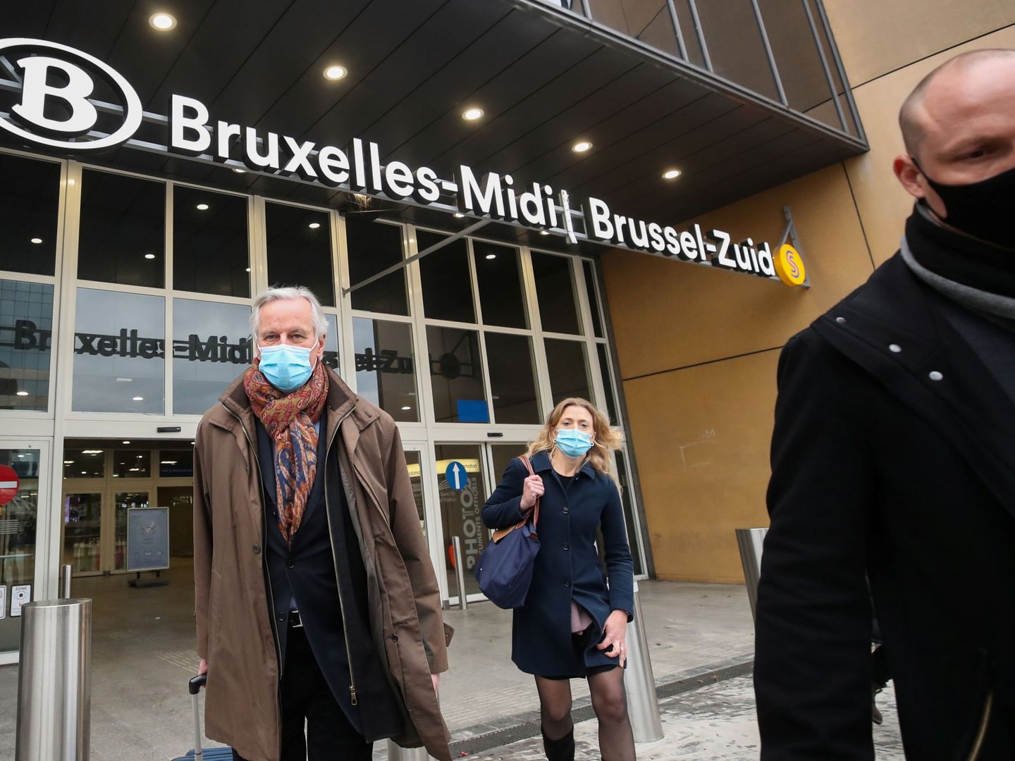 El negociador europeo a su regreso a Bruselas tras una semana de negociaciones en Londres. (Reuters)