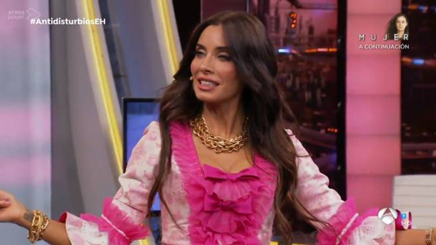 Pilar Rubio, en 'El hormiguero'. (Antena 3)