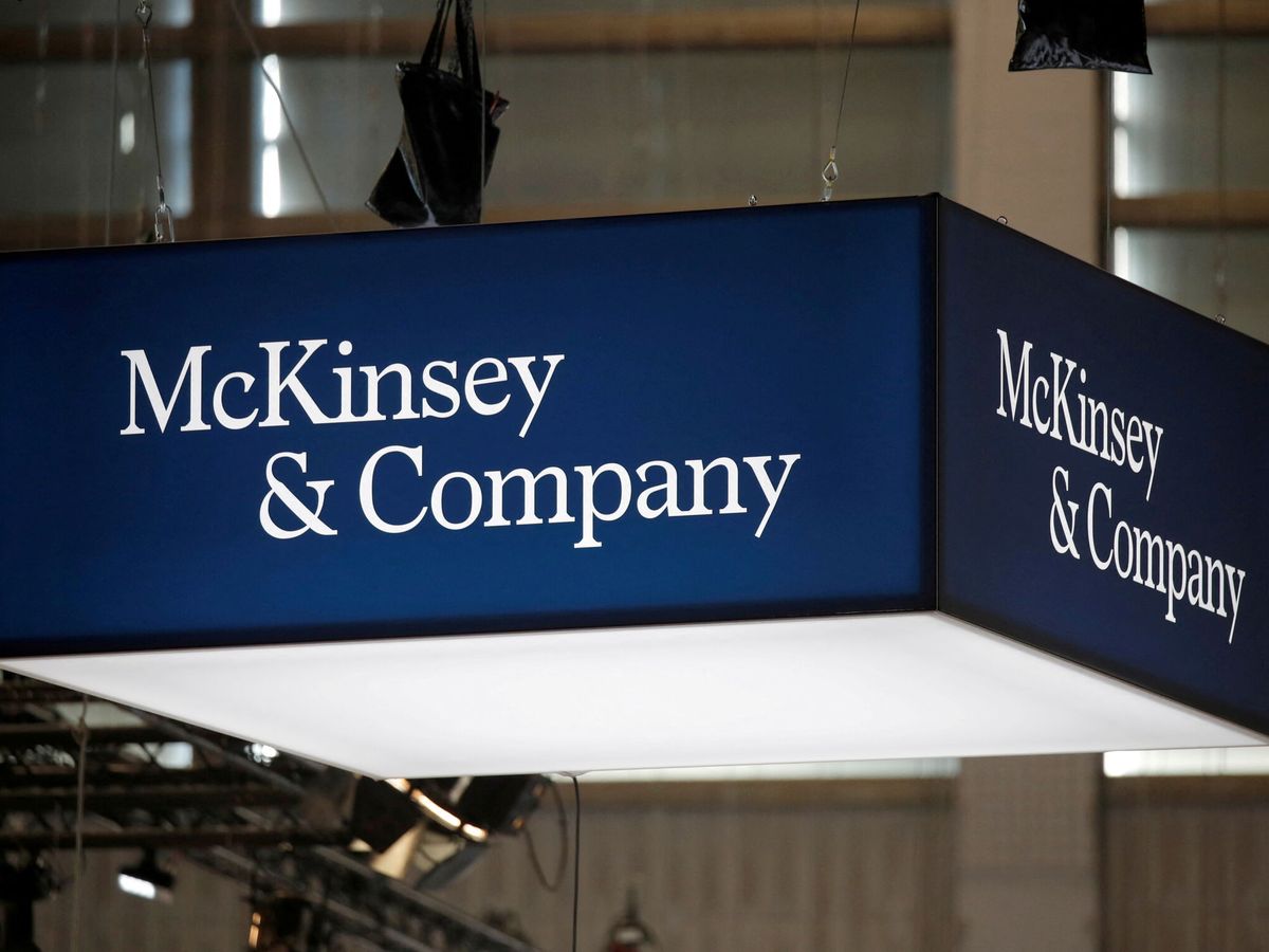 Foto: Logo de McKinsey. (Reuters/Charles Platiau)