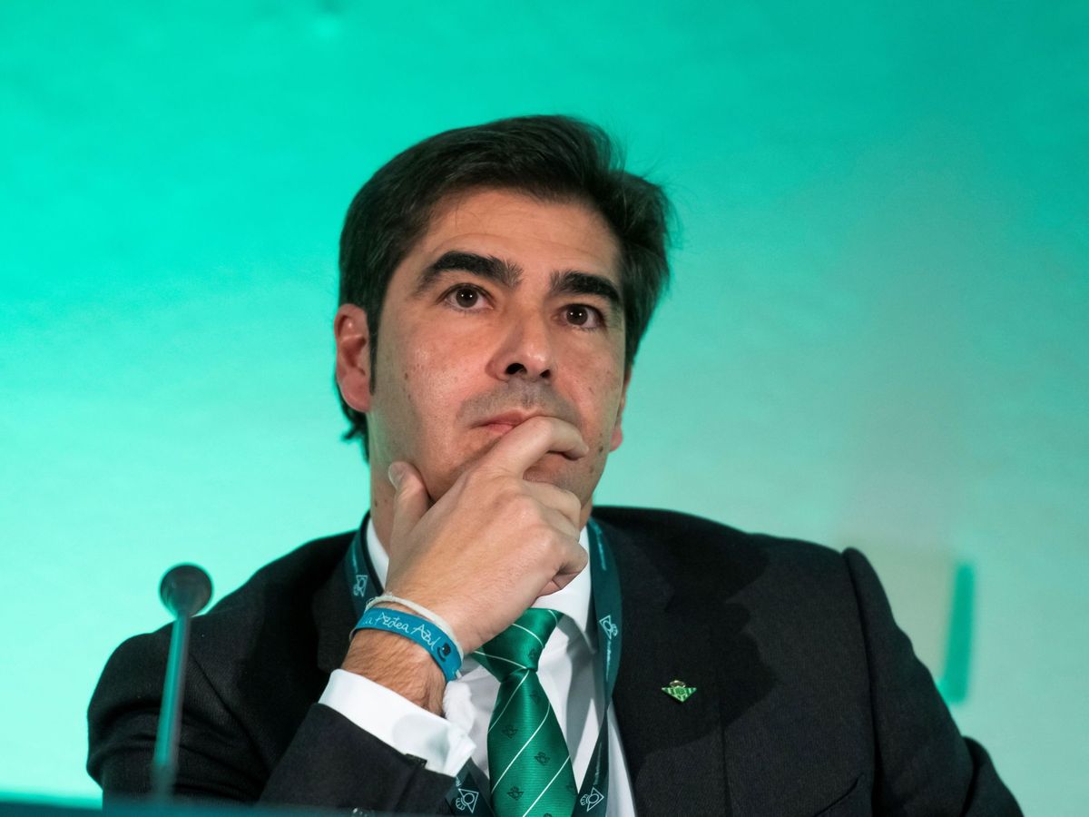 Foto: El presidente del Real Betis, Ángel Haro. (EFE/Raúl Caro)