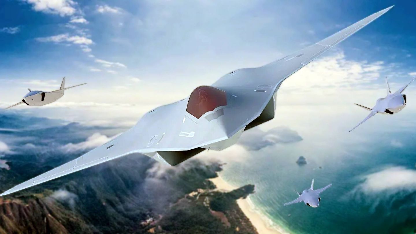 Concepto de caza NGAD. (Collins Aerospace)