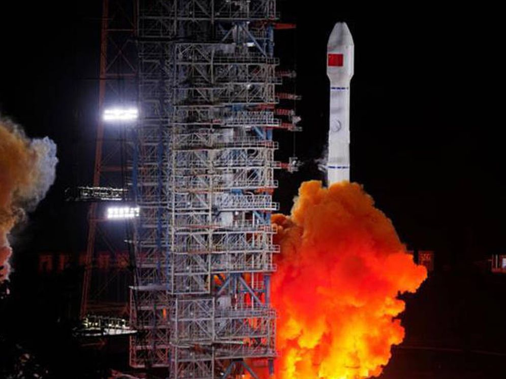 Foto: Cohete chino. Foto: Administración Espacial Nacional China