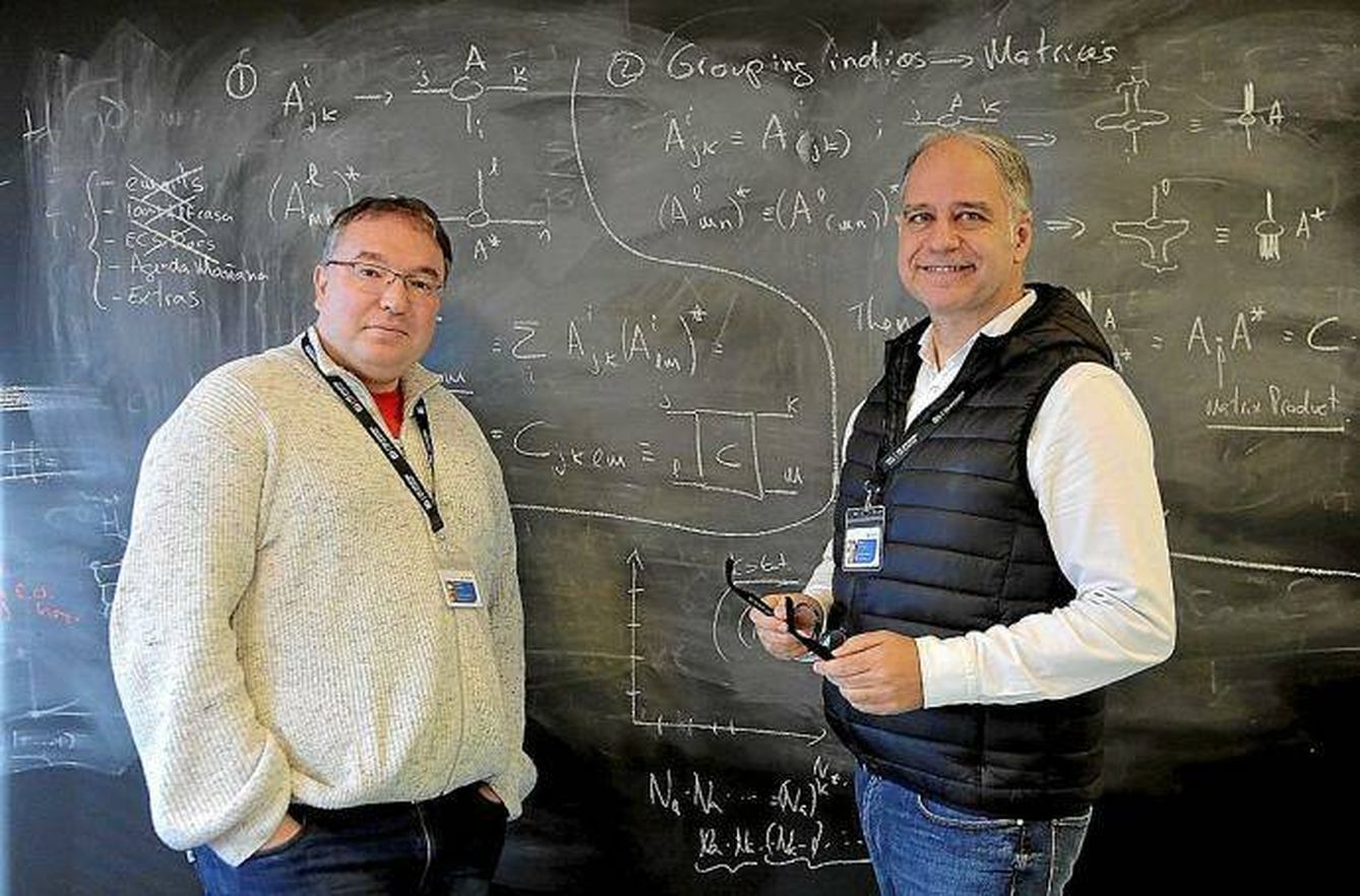 Román Orus y Enrique Lizaso, cofundadores de Multiverse Computing. (Cedida)
