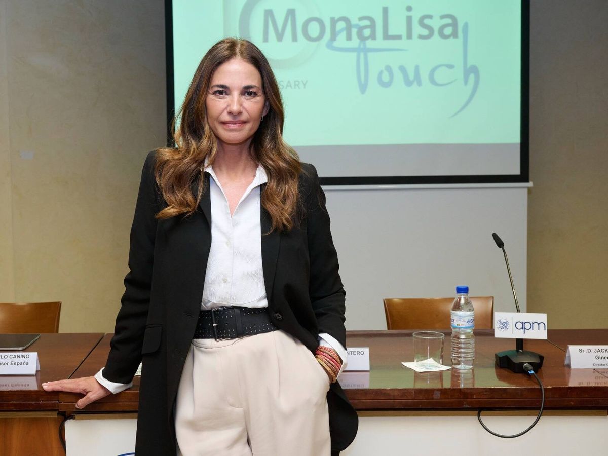 Foto: Mariló Montero, en la presentación de MonaLisa Touch. (Cortesía)