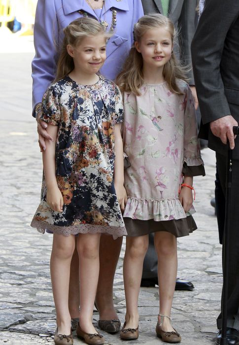Foto: La última aparición pública de las infantas Leonor y Sofía en la misa de Pascua en Palma de Mallorca (Gtres)