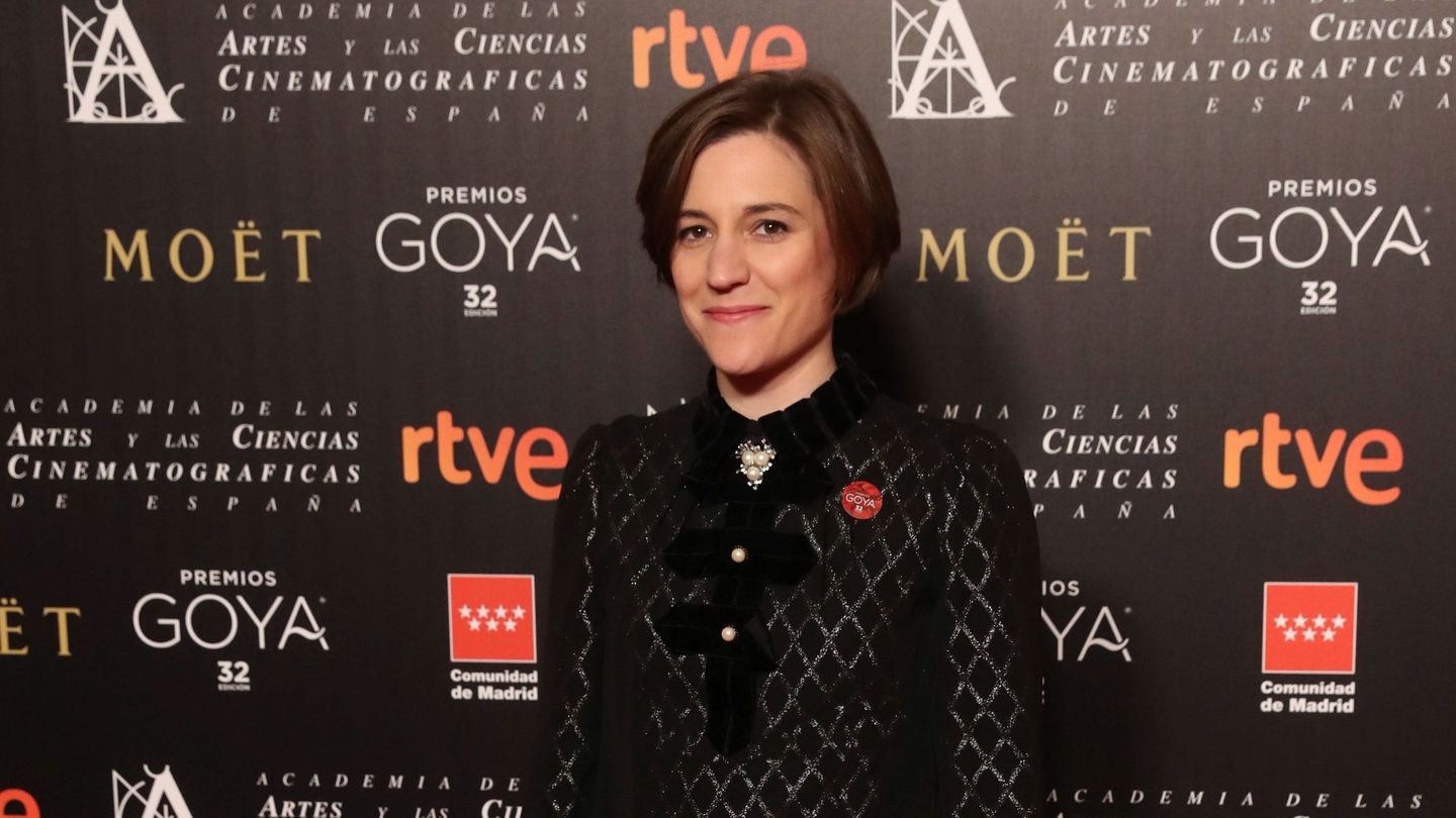 Carla Simón en la fiesta de los nominados a los Goya. (Efe)