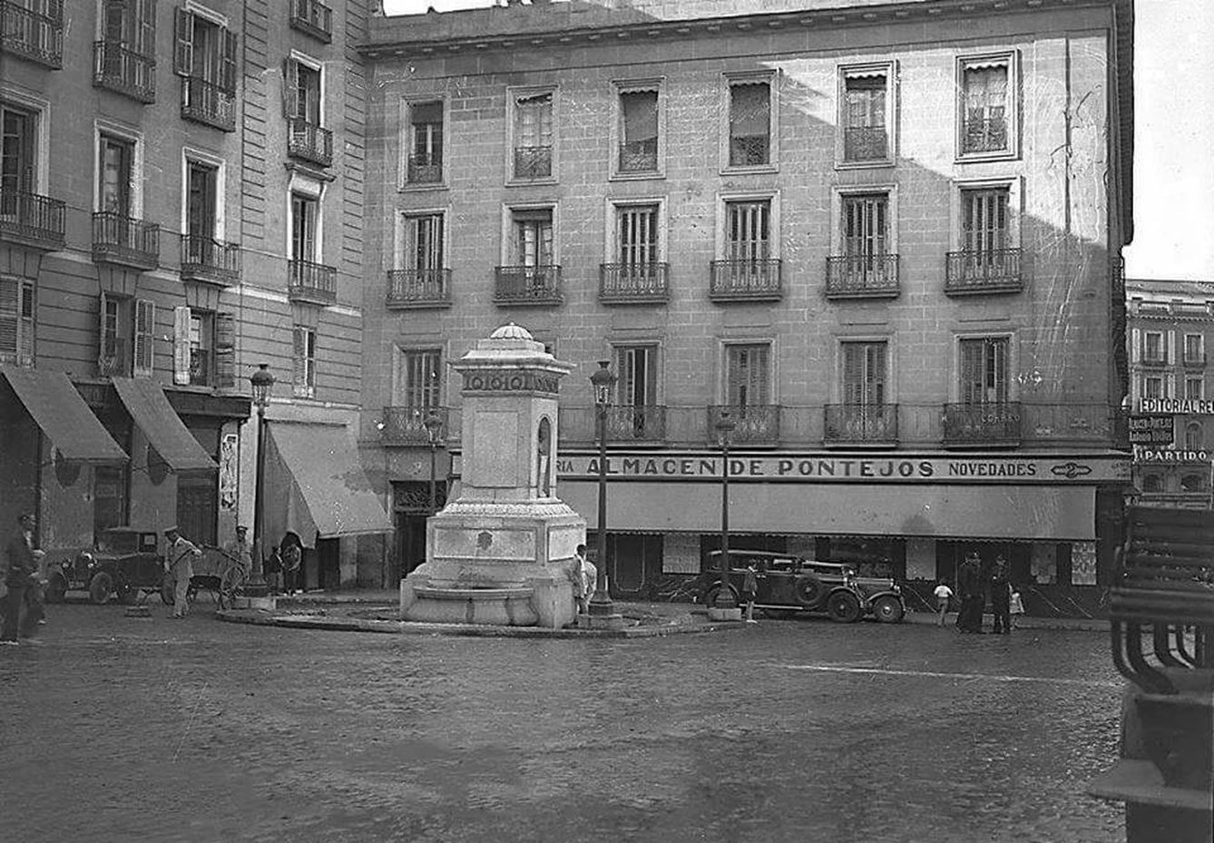 La mercería Pontejos en 1934. (Cedida)