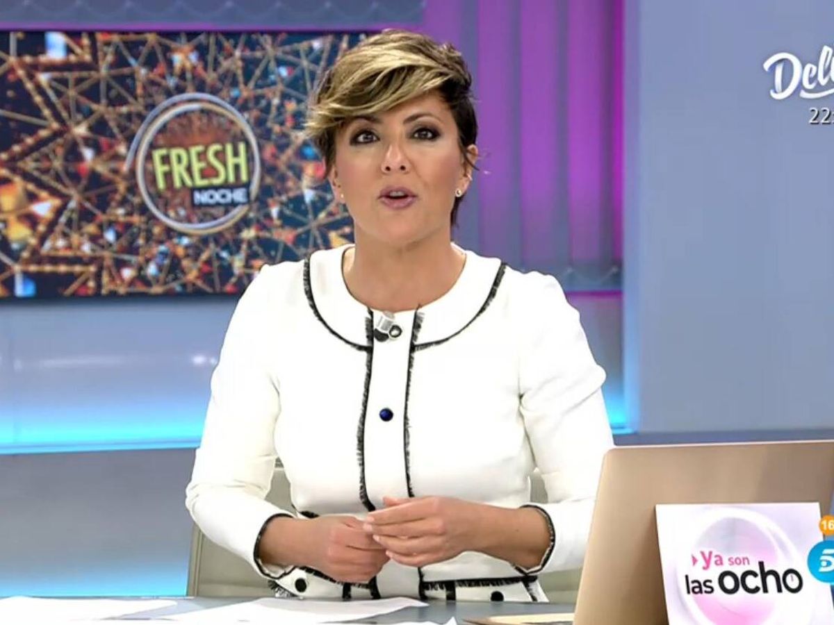Foto: Sonsoles Ónega, presentadora de 'Ya son las ocho'. (Mediaset España)