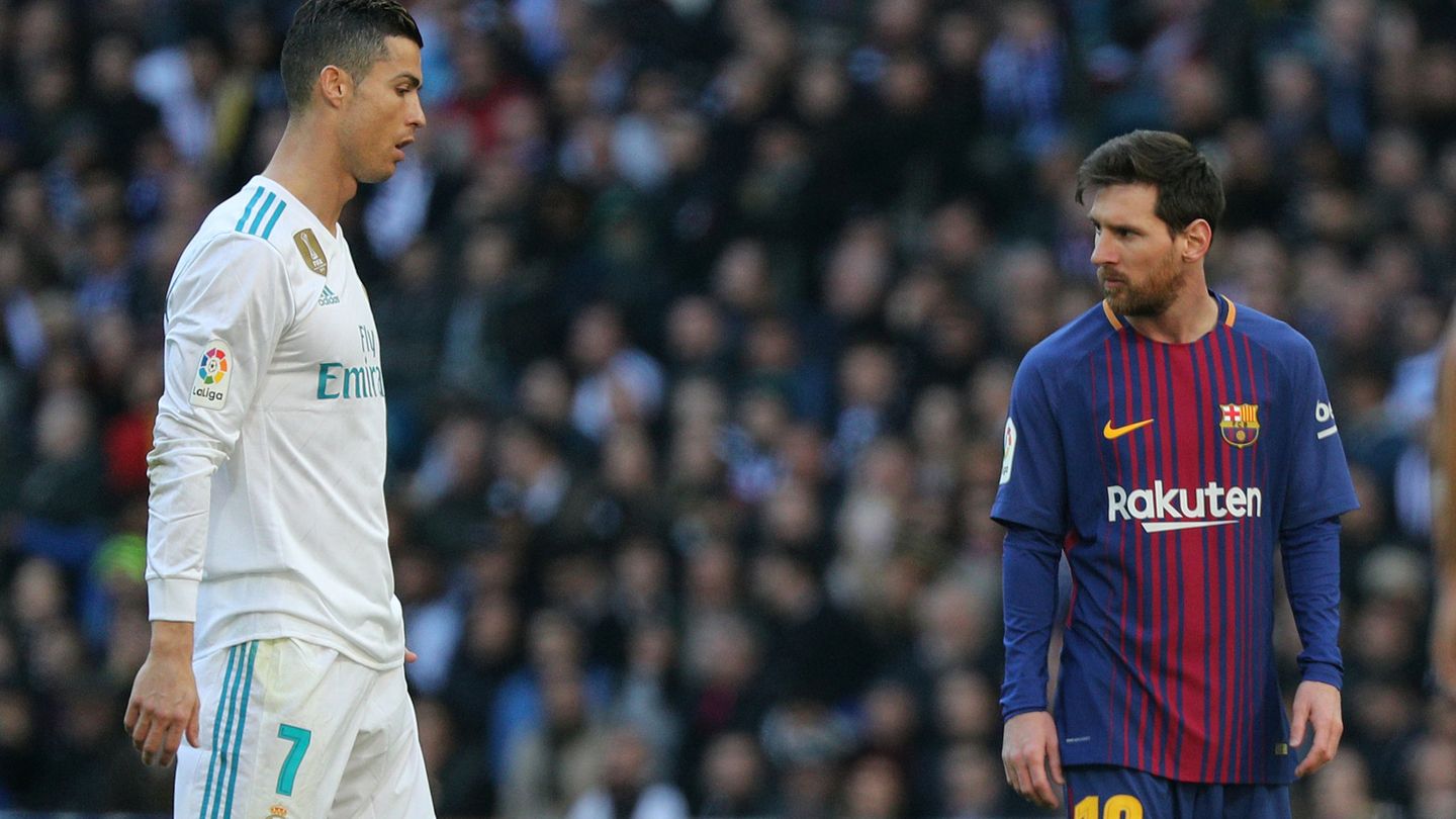 Cristiano Ronaldo y Lionel Messi. (Reuters)