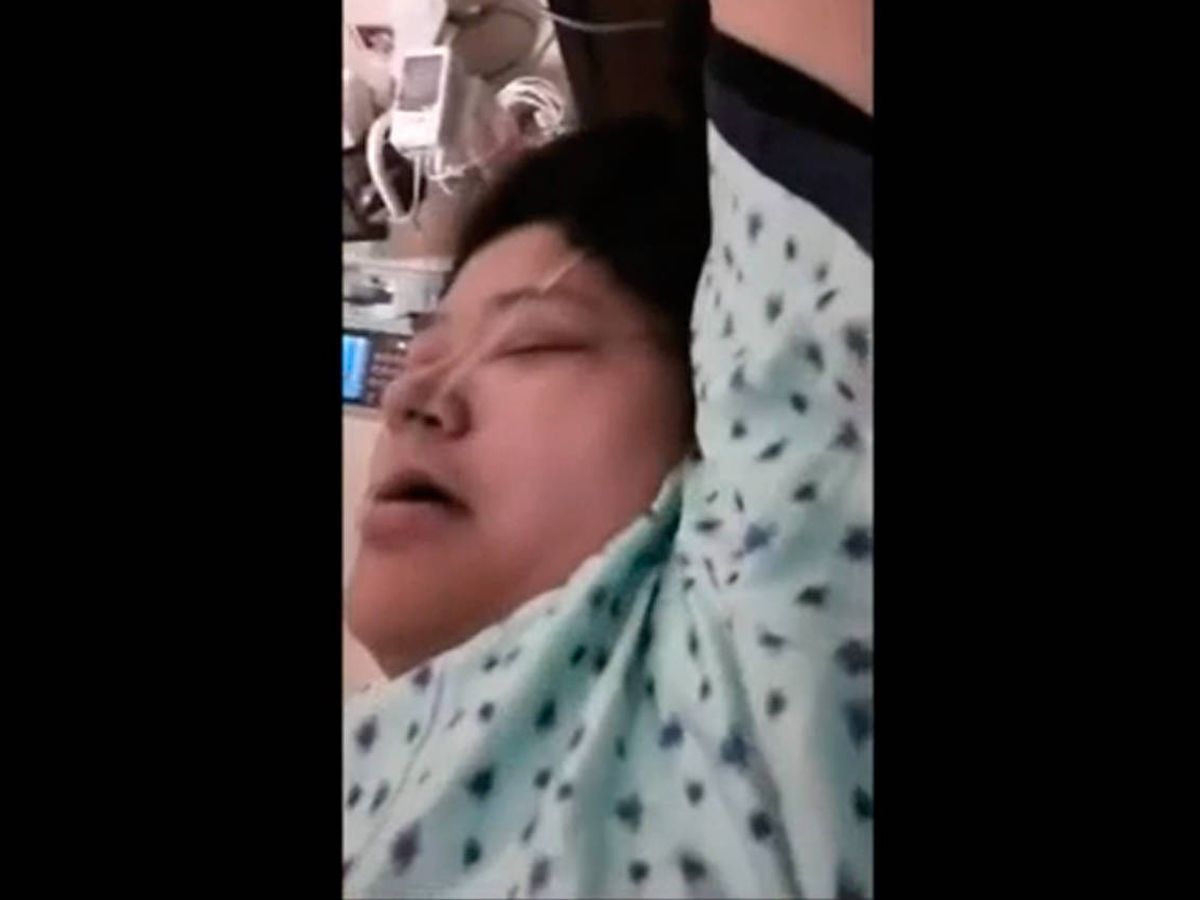 Foto: Joyce Echaquan se grabó a sí misma en el hospital y pudo recoger los insultos de los sanitarios (YouTube)