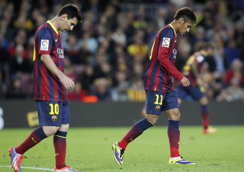 Foto: Messi y Neymar, durante un partido de esta temporada (Reuters)