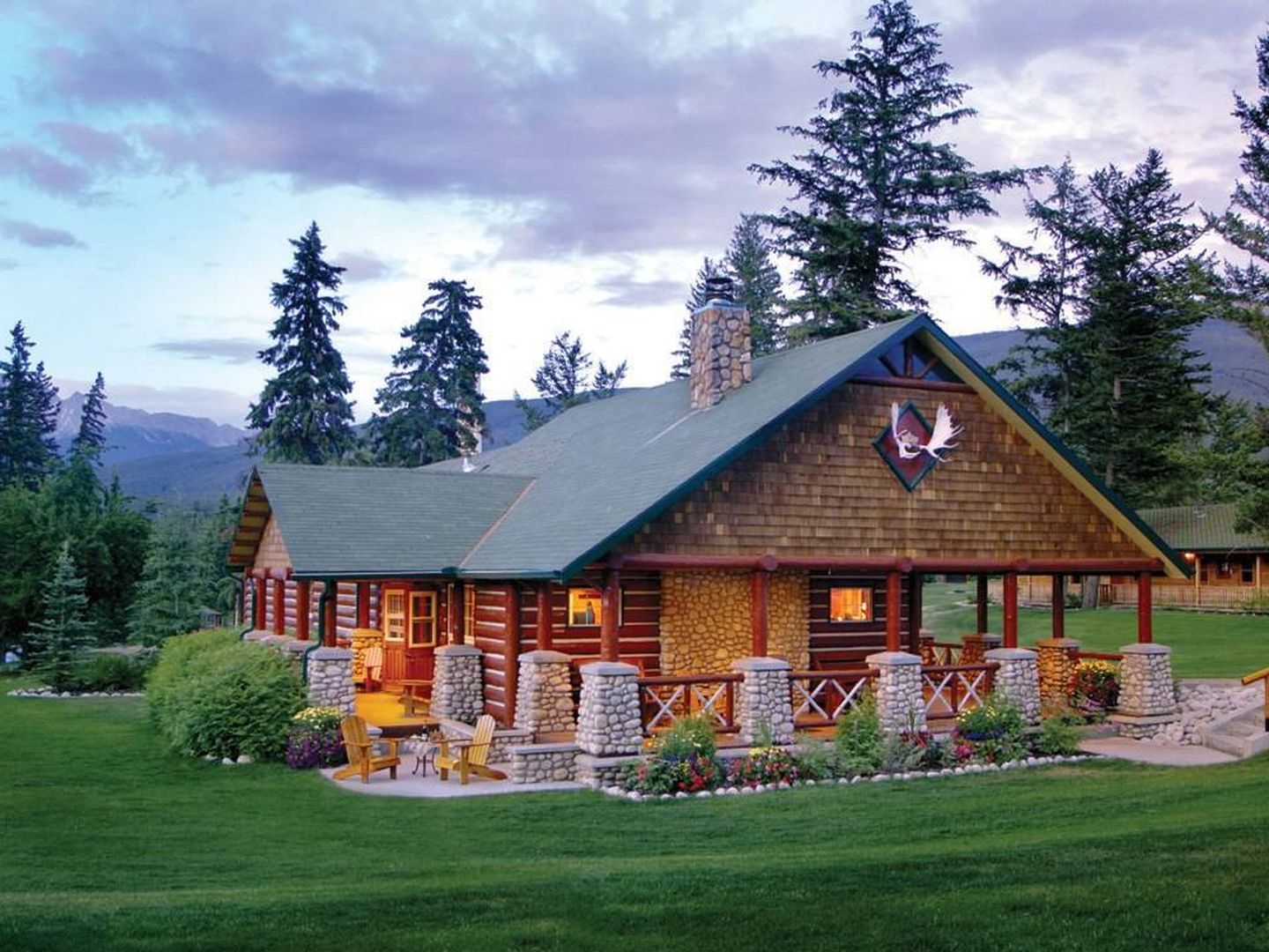 La Cabaña Outlook, conocida como el Retiro Real. (Fairmont Jasper Park Lodge)