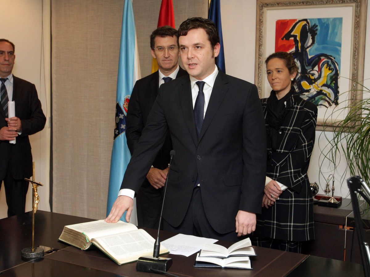 Foto: Fotografía de archivo. Lucas Martinón toma posesión como director general de Comunicación de la Xunta en 2012. (Xunta/Conchi Paz)