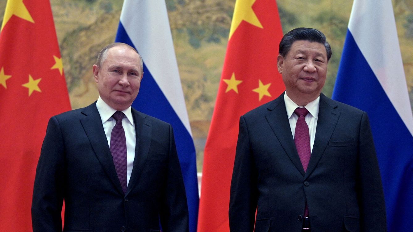 Foto: El presidente ruso con el presidente de China. (Reuters/Aleksey Druzhinin)